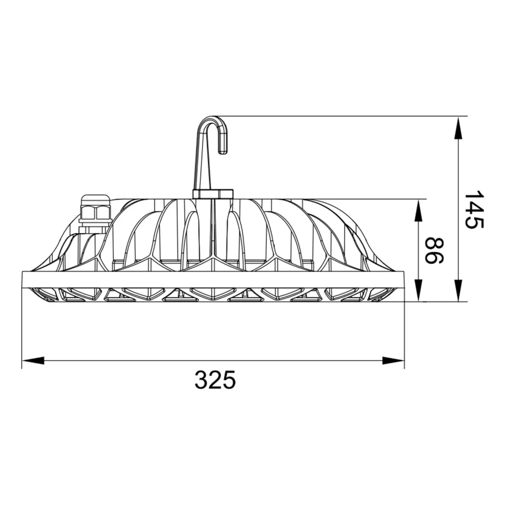 Lampa przemysłowa LED High-Bay VOYAGER 150W IP65 BEMKO