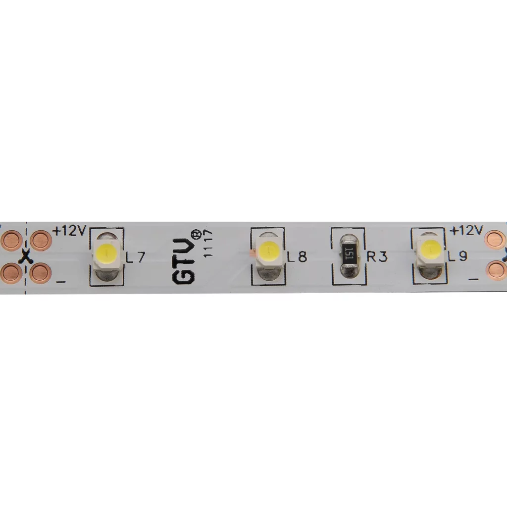 Taśma LED 3528-300 biały ciepły 12V 1m IP20 GTV