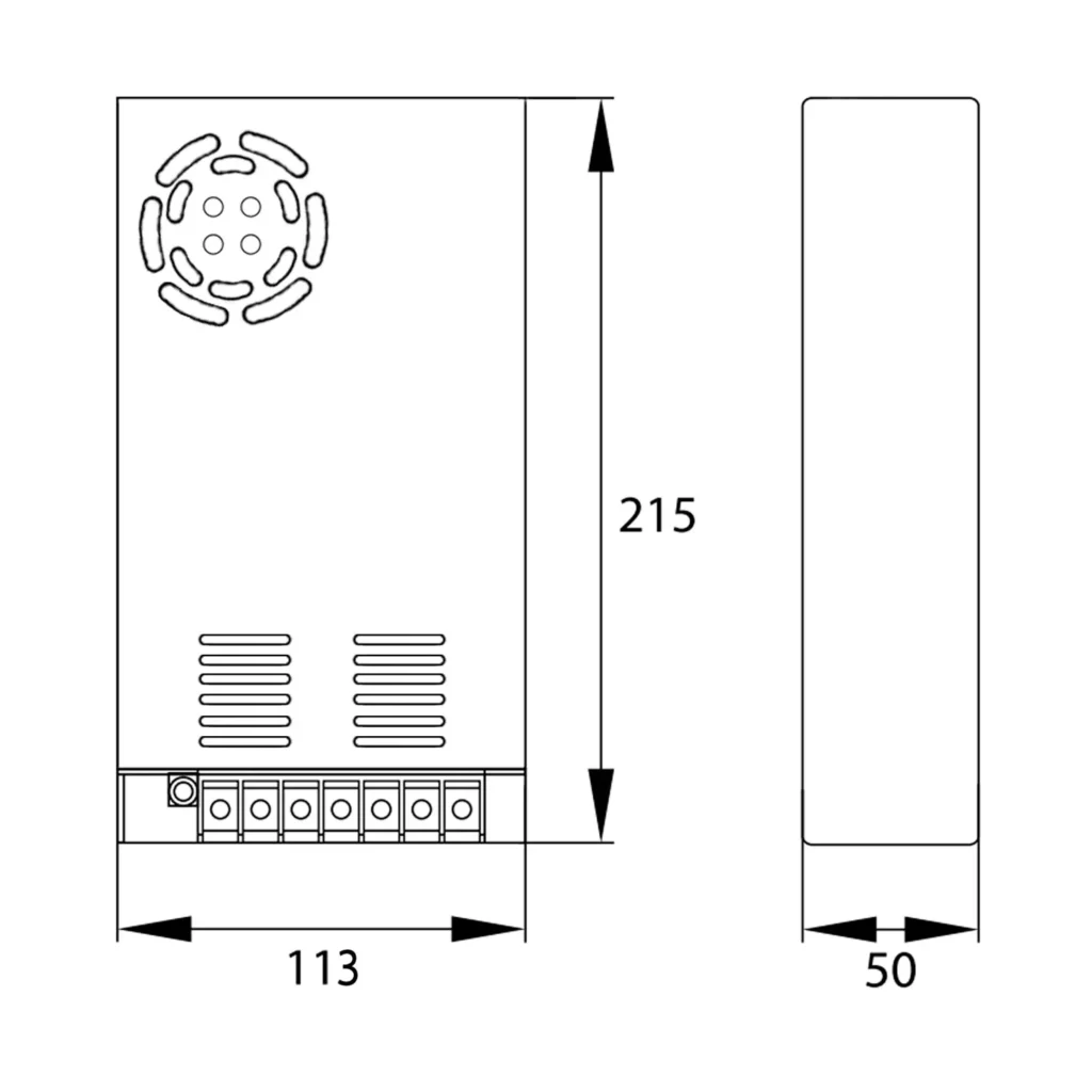 Zasilacz LED 350W 12V IP20 do taśmy LED Bemko