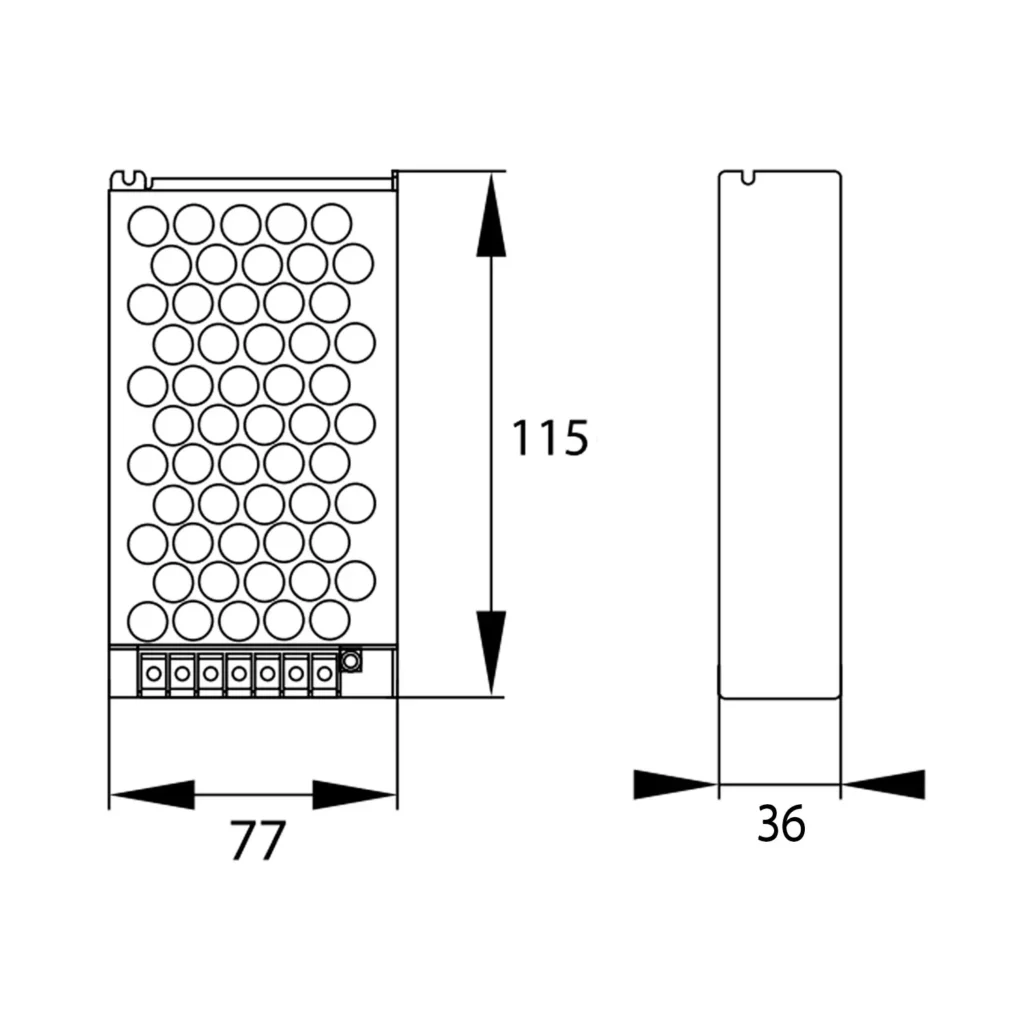 Zasilacz LED 40W 12V IP20 do taśmy LED Bemko