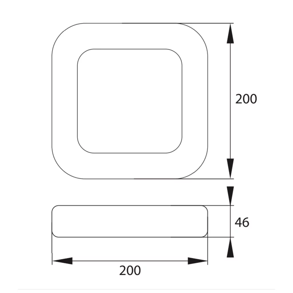 Lampa elewacyjna Kinkiet LED EL2-S-010GR BEMKO