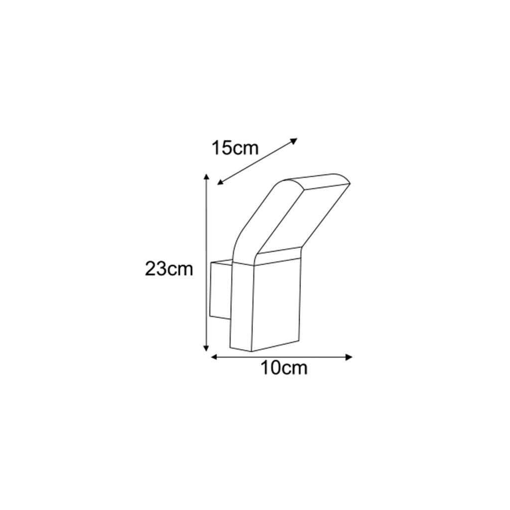 Kinkiet ogrodowy LED K-8146 z serii VIDAR