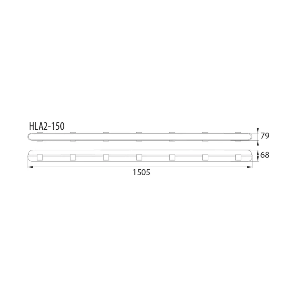 Oprawa hermetyczna Lampa LED ALWIR 2 52W 4000K 7800LM BEMKO