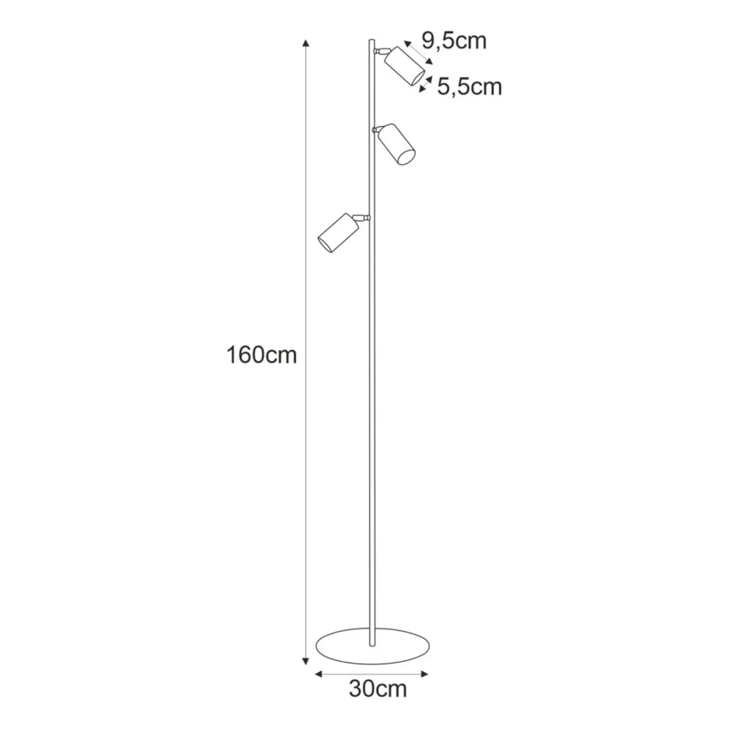 Lampa podłogowa K-4419 z serii KAYLA