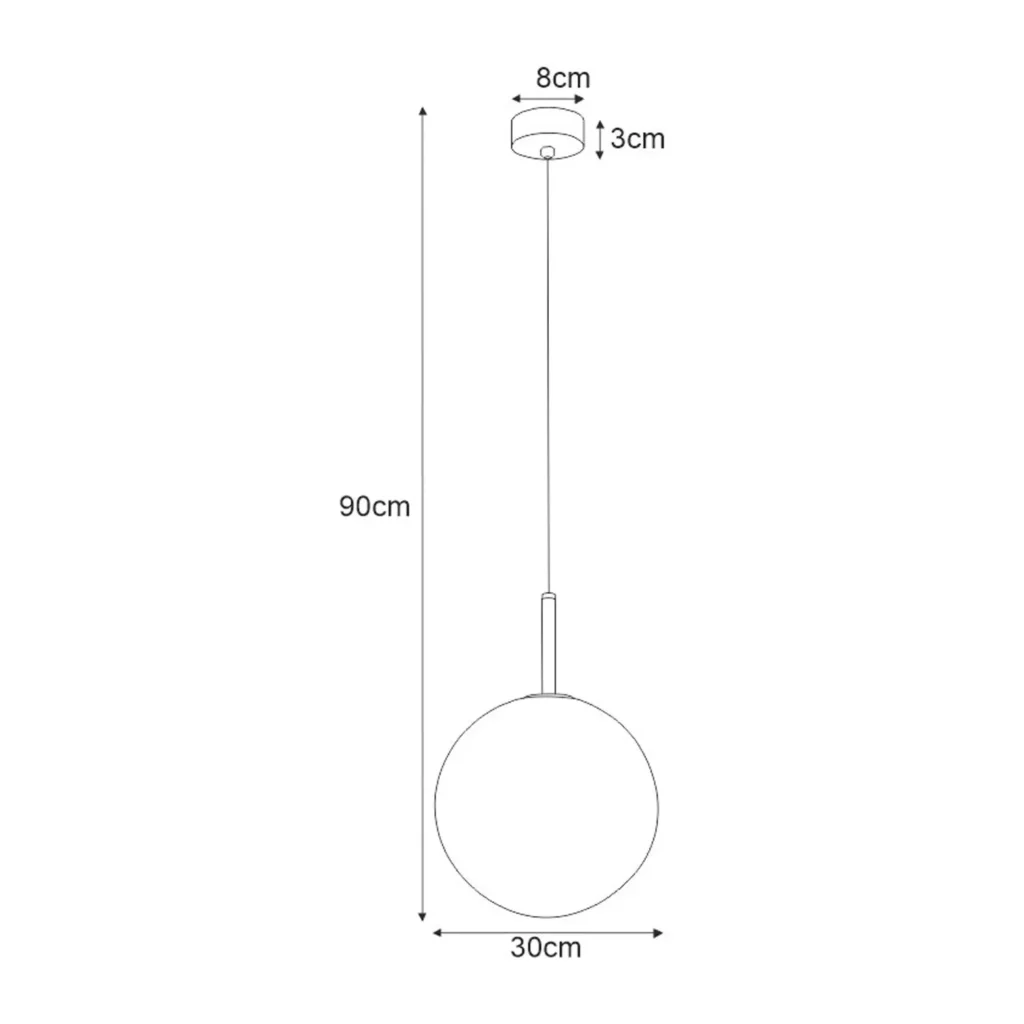 Lampa wisząca K-4887 z serii FARO