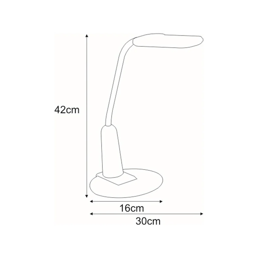 Lampka biurkowa K-BL1391 Srebrna z serii TIMO