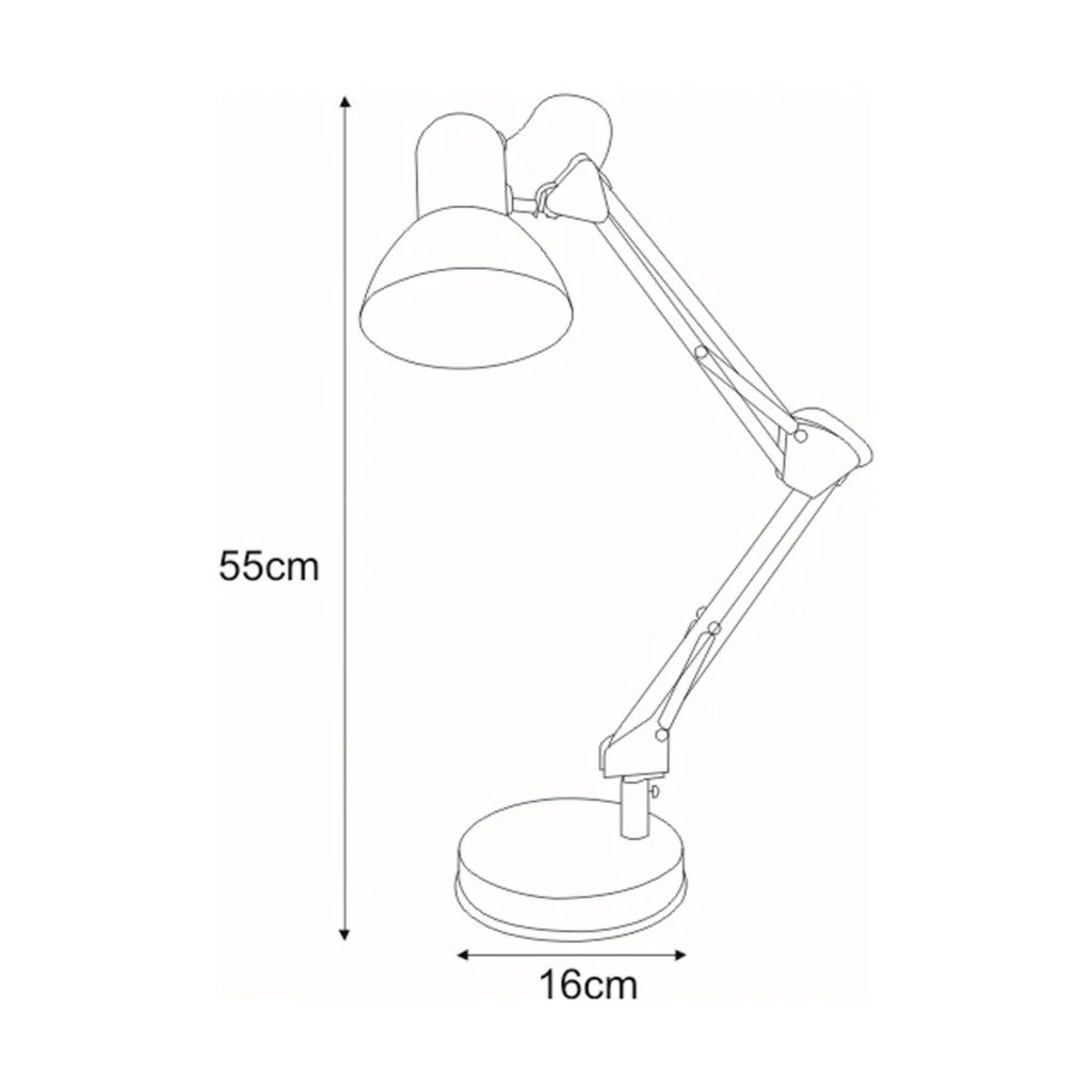 Lampka biurkowa K-MT-COSMO Srebrna z serii COSMO