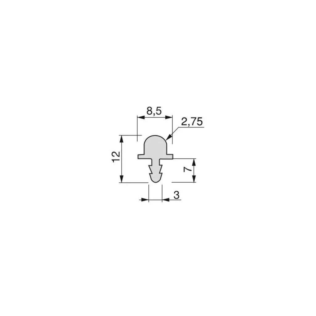 Profil narożny Wind 2,35 m aluminium