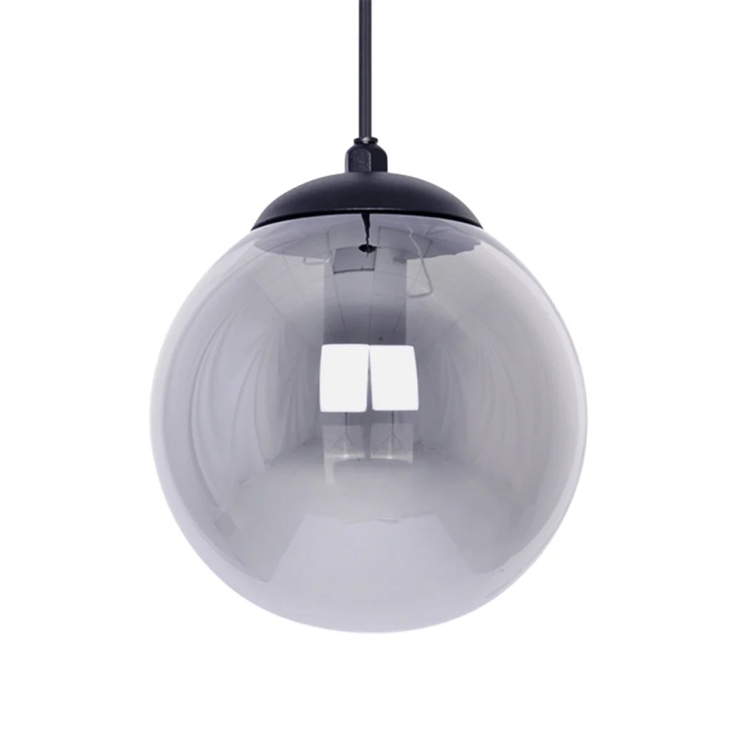 Lampa wisząca z grafitowym okrągłym kloszem K-5165 z serii GAMMA