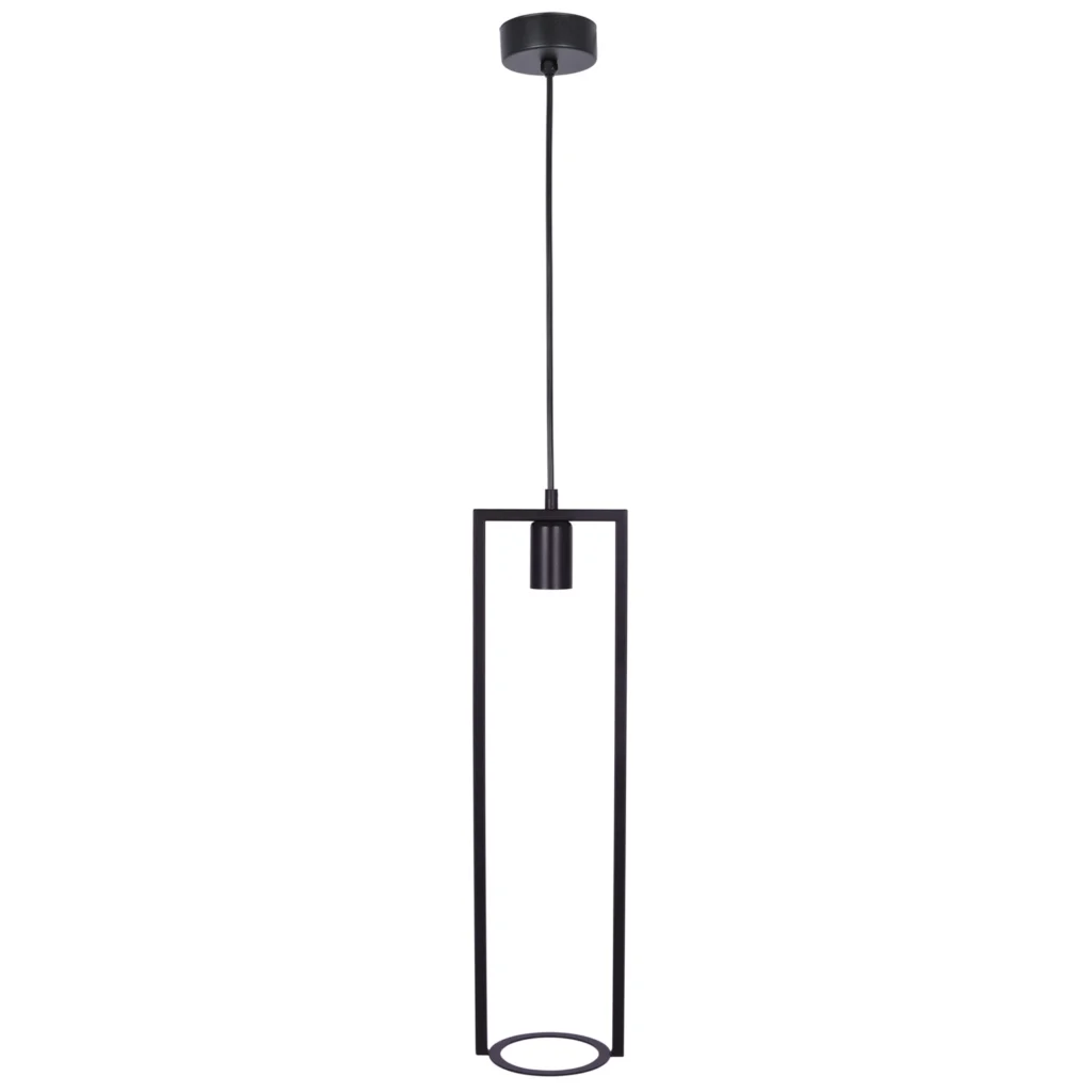 Lampa wisząca z kwietnikiem K-4037 z serii ESTERA czarna