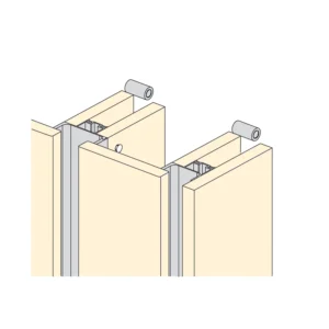 Dystans 30 mm do profilu GOLA - czarny