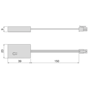 Odbiornik RF dla nadajników RF z czujnikiem LED Smart 12V/24V DC Emuca