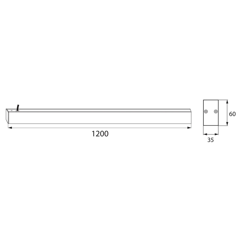 Oprawa liniowa LORIEN 120cm BEMKO