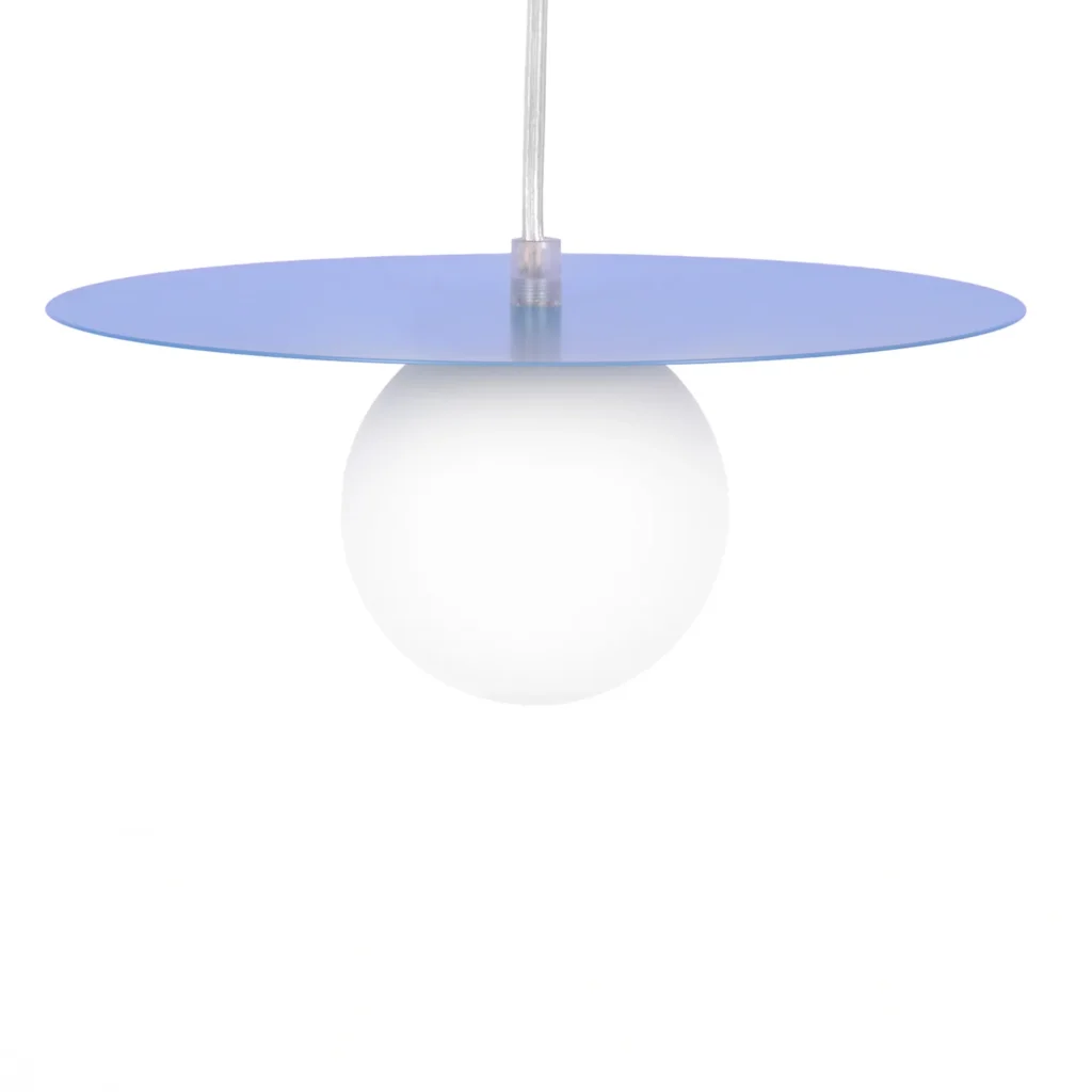 Niebieska pastelowa lampa wisząca K-5446 z serii ROBIN