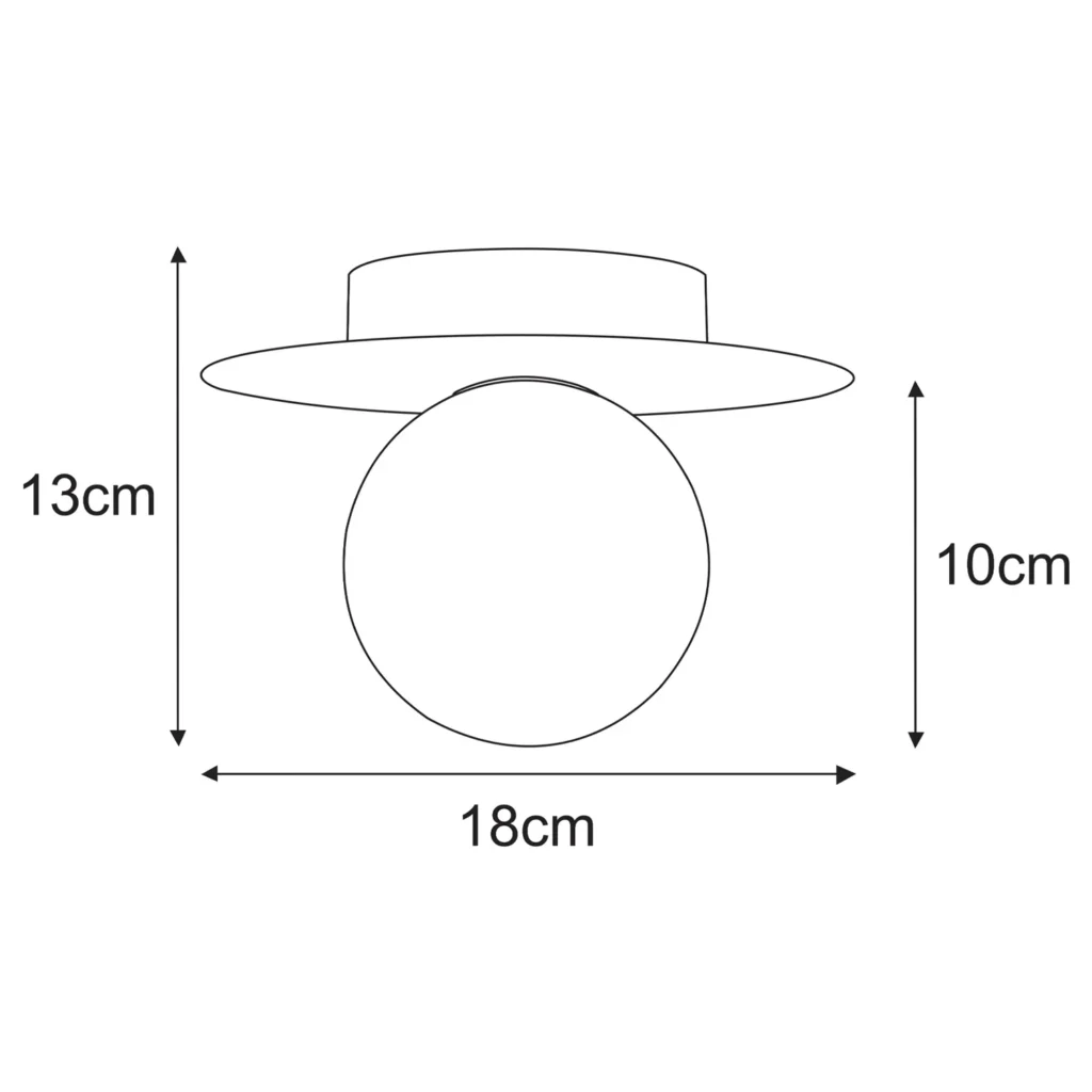 Szałwiowa lampa sufitowa K-5452 z serii ROBIN