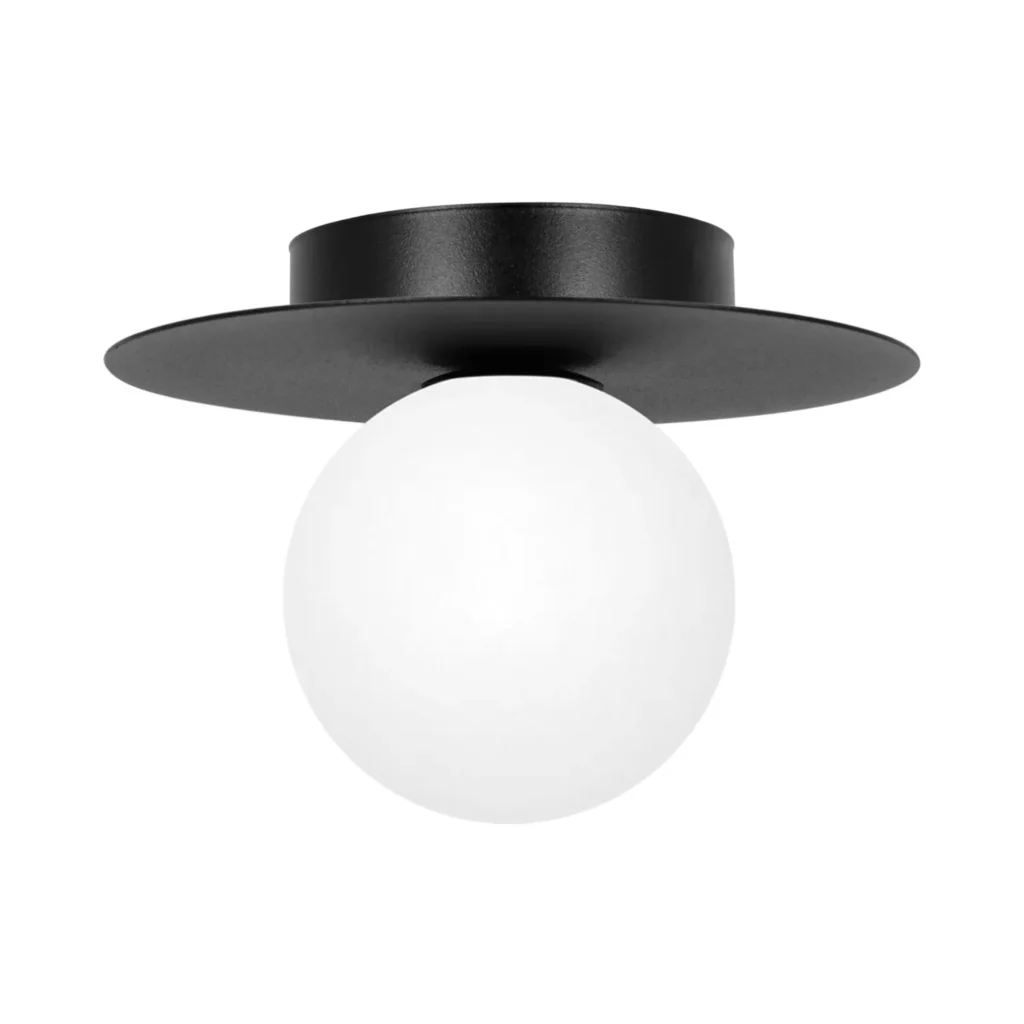 Geometryczna lampa sufitowa czarna K-5437 z serii ROBIN