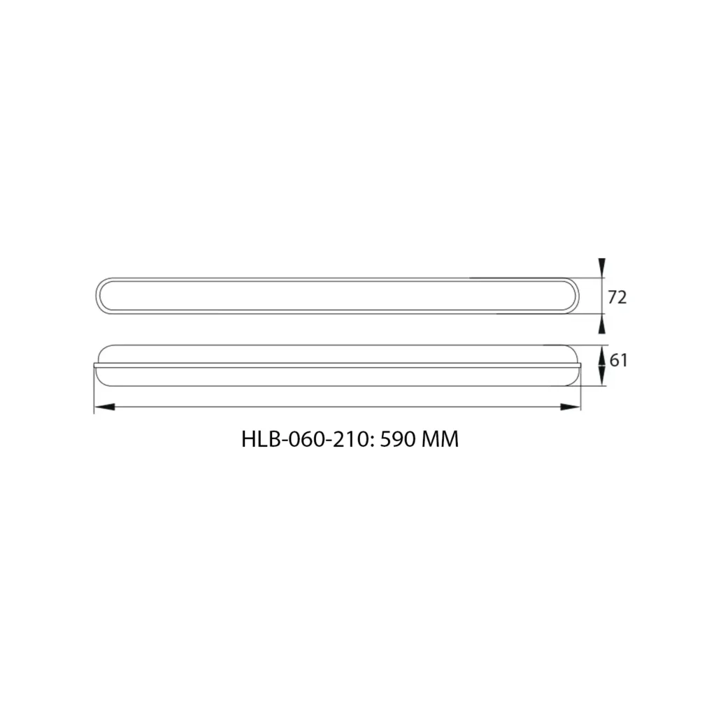 Oprawa hermetyczna Lampa LED BALWIR 21W 4000K 3150LM 59cm BEMKO