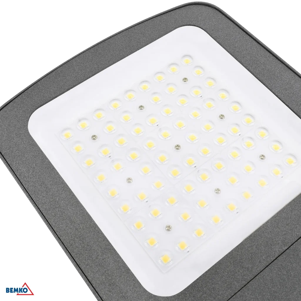 Naświetlacz lampa LED Campus 100W 4000K 17000lm IP66 90X90 - szary