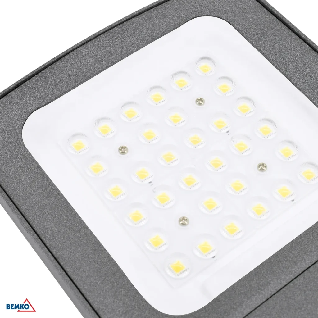 Naświetlacz lampa LED Campus 60W 4000K 10200lm IP66 90X90 - szary