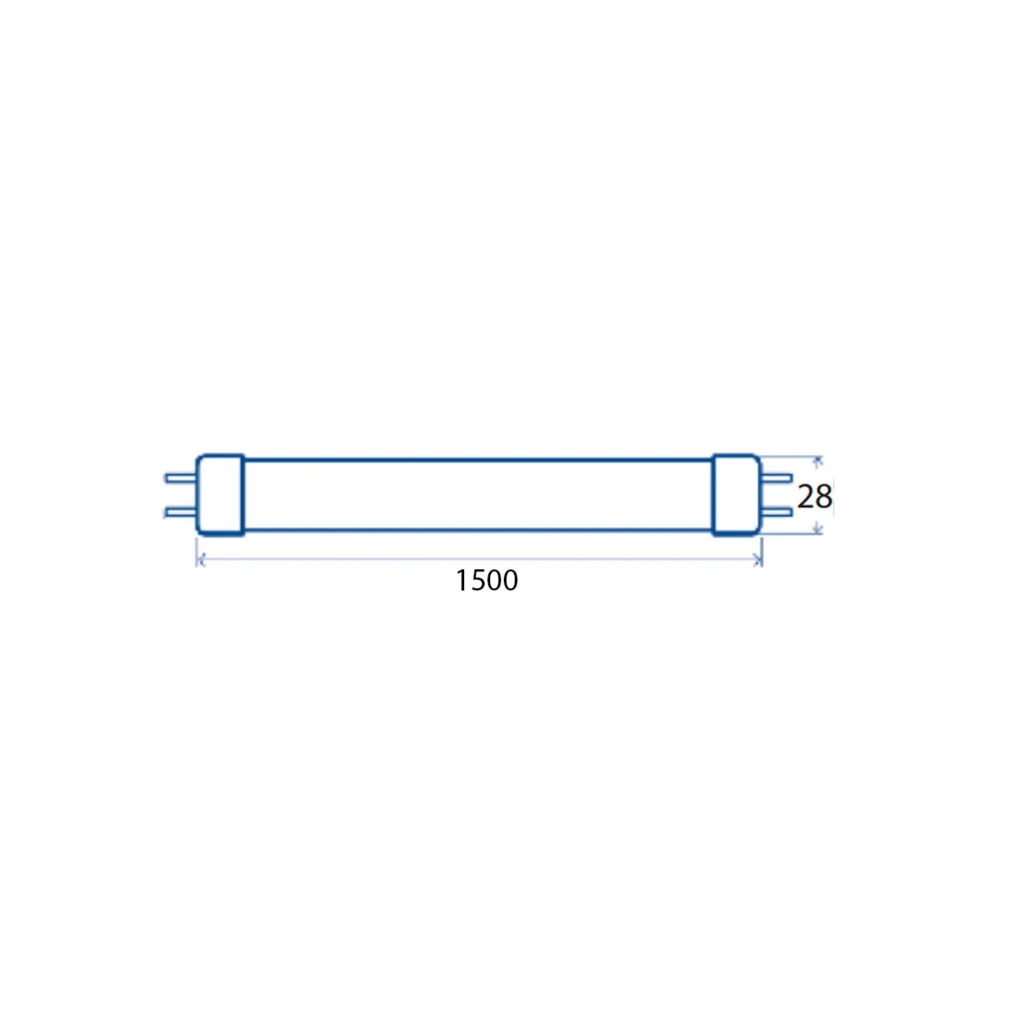 Tuba LED HIGH T8 G13 22W 6000K 3520LM 150CM 25szt Bemko