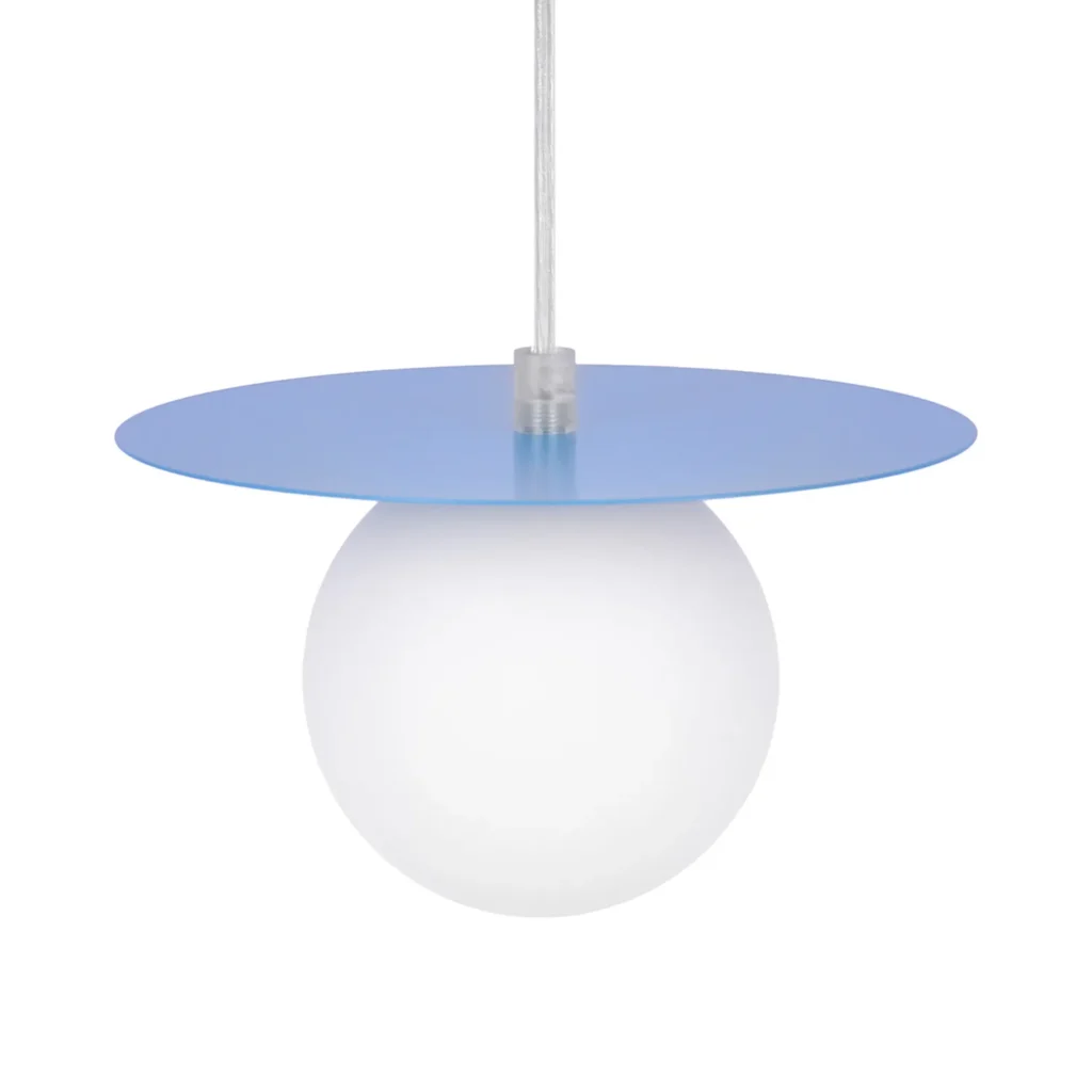 Niebieska pastelowa lampa wisząca K-5441 z serii ROBIN