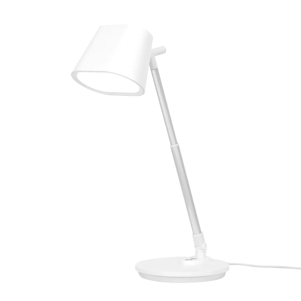 Biała lampa biurkowa LED 7W, regulowana K-BL1527 z serii BOLEK