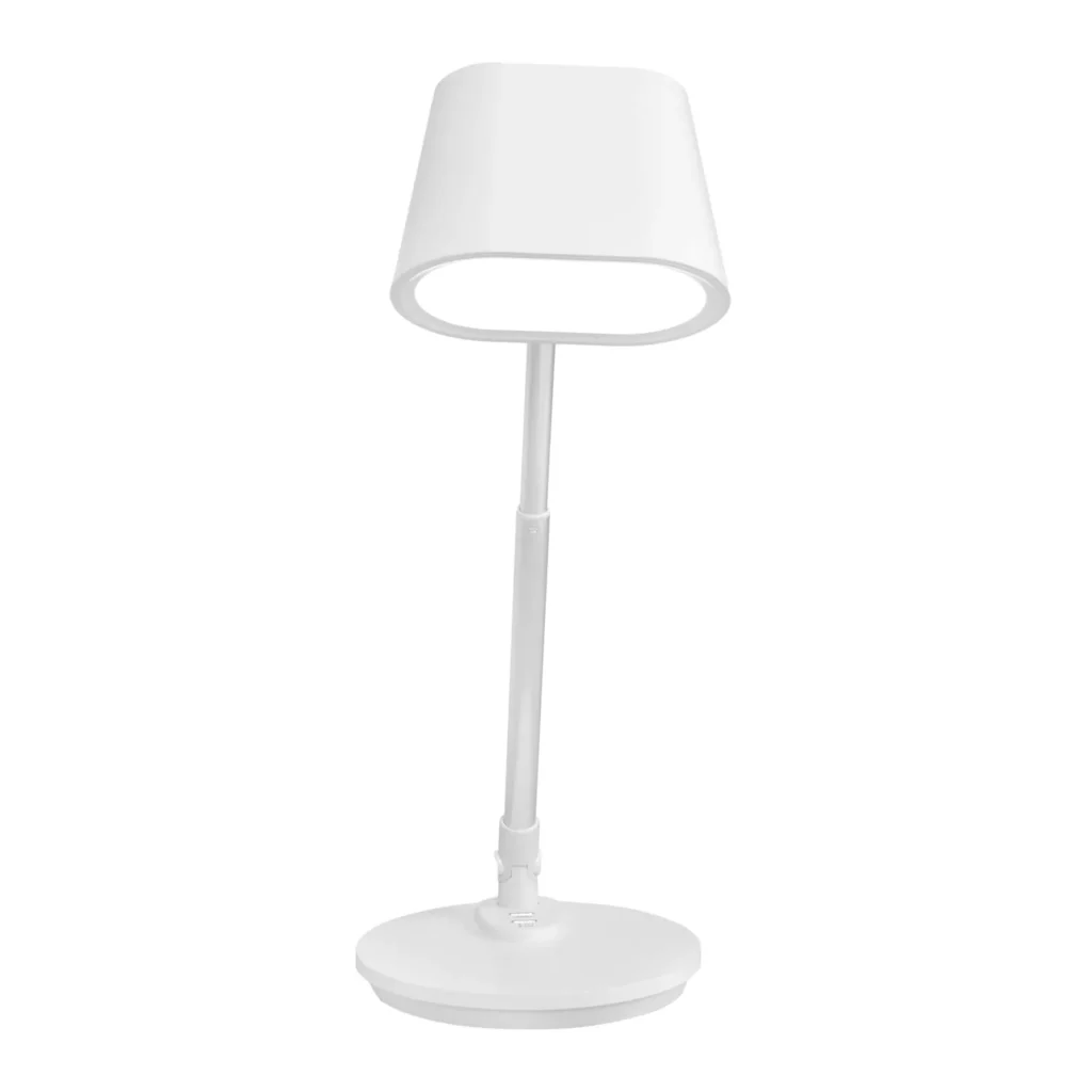 Biała lampa biurkowa LED 7W, regulowana K-BL1527 z serii BOLEK