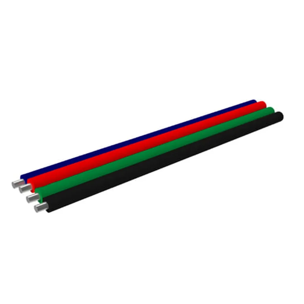 Przewód kabel RGB czterożyłowy do taśmy LED RGB 4x0,5 TLWY4050